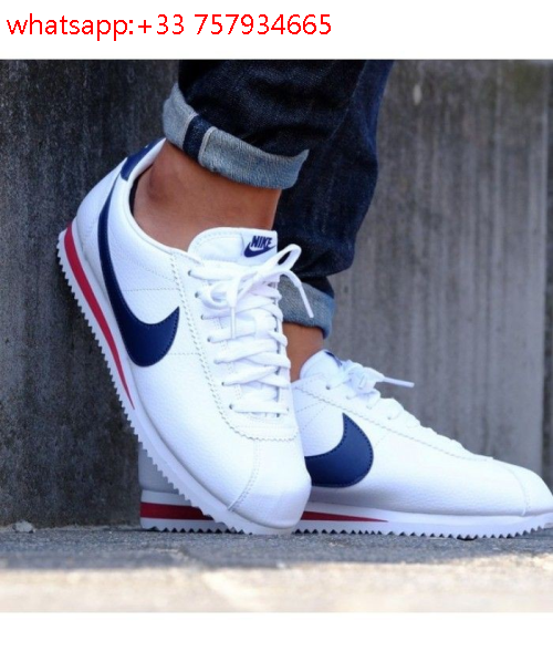 nike cortez bleu